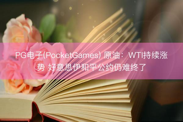 PG电子(PocketGames) 原油：WTI持续涨势 好意思伊和平公约仍难终了