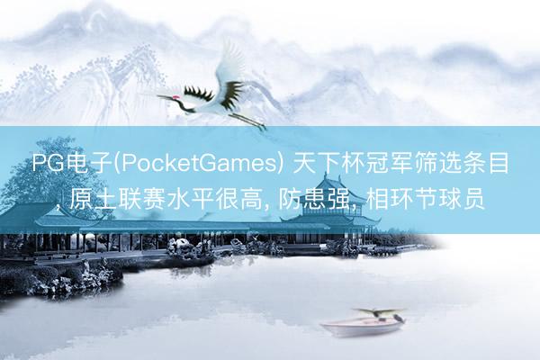 PG电子(PocketGames) 天下杯冠军筛选条目， 原土联赛水平很高， 防患强， 相环节球员